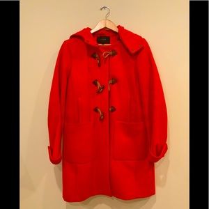 J.crew red coat